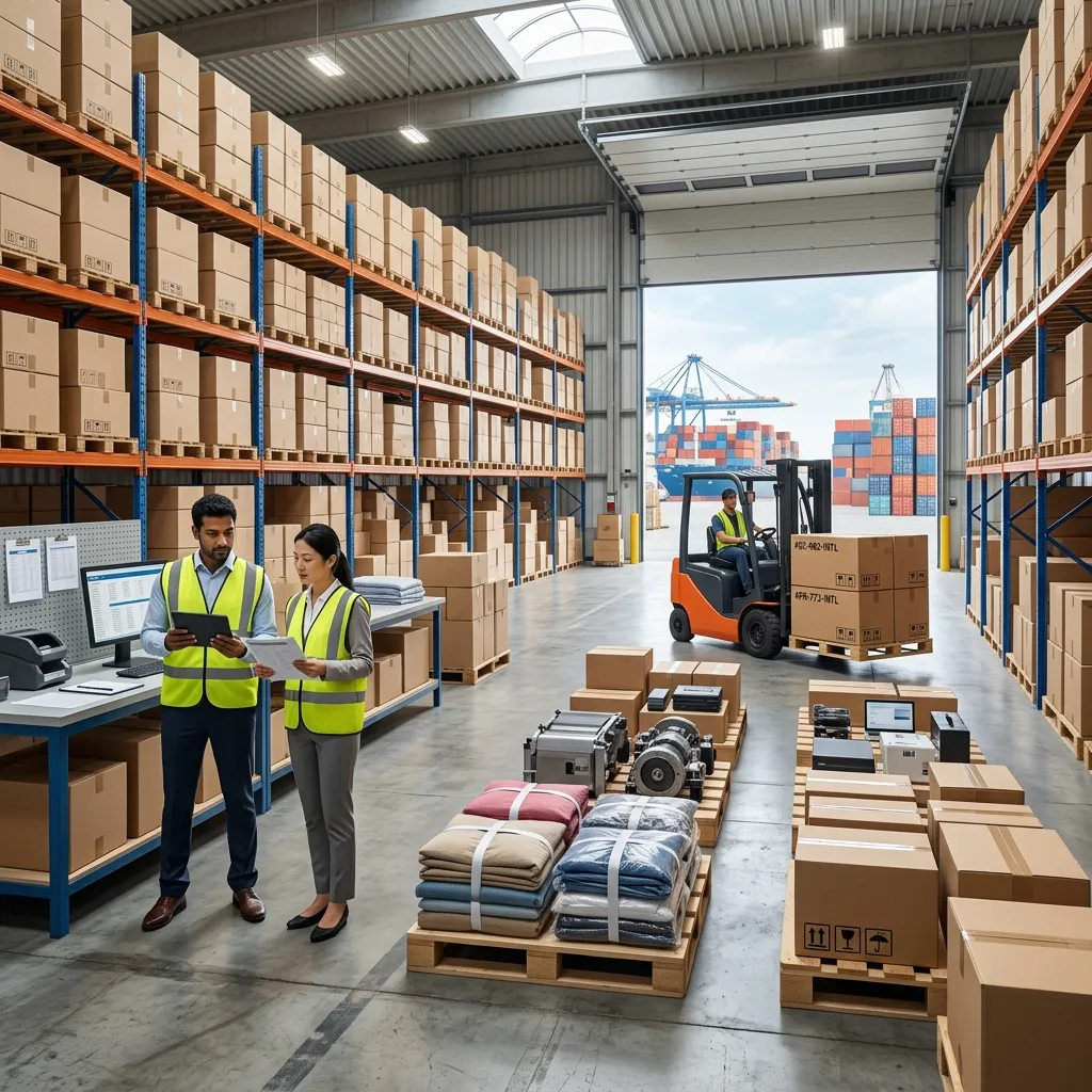 Customs clearance documentation and cargo inspection